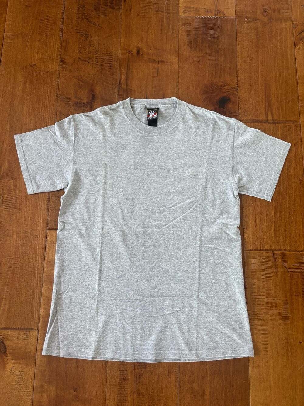 Vintage USA Olympic Brand Apparel Gray Crew Neck T-Shirt with Embroidered Logo